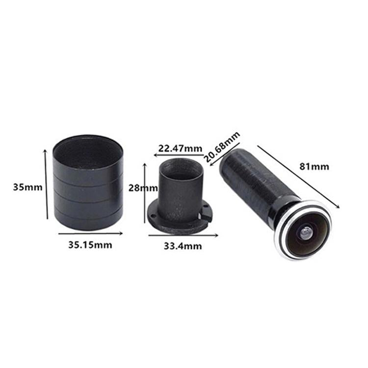 Smart Home Wifi Remote Hd Cat Eye Camera - 1.8Mm Focal Length Black-1915196705469501441