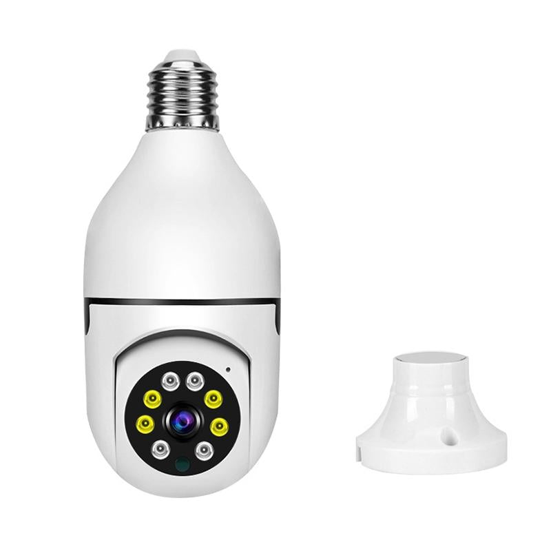 2Mp 5G Dual Frequency Bulb Camera With Two-Way Voice Intercom - White-1915196635546259457