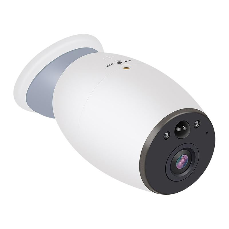 Wireless Smart Camera With Night Vision And Two-Way Audio - Magnet Mount - White-1964932159571628033