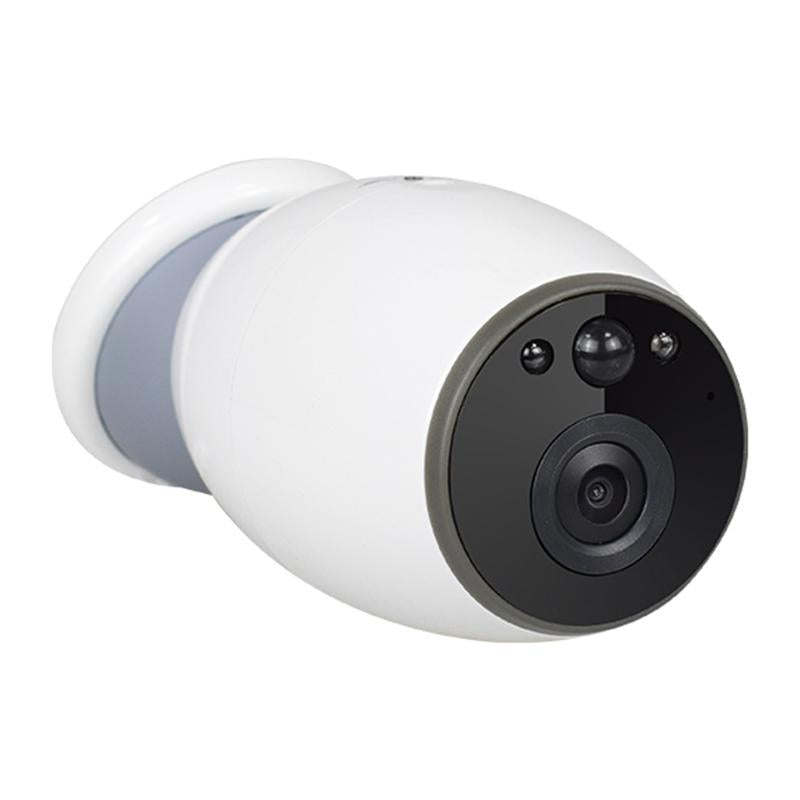 Wireless Smart Camera With Night Vision And Two-Way Audio - Magnet Mount - White-1964932159571628032