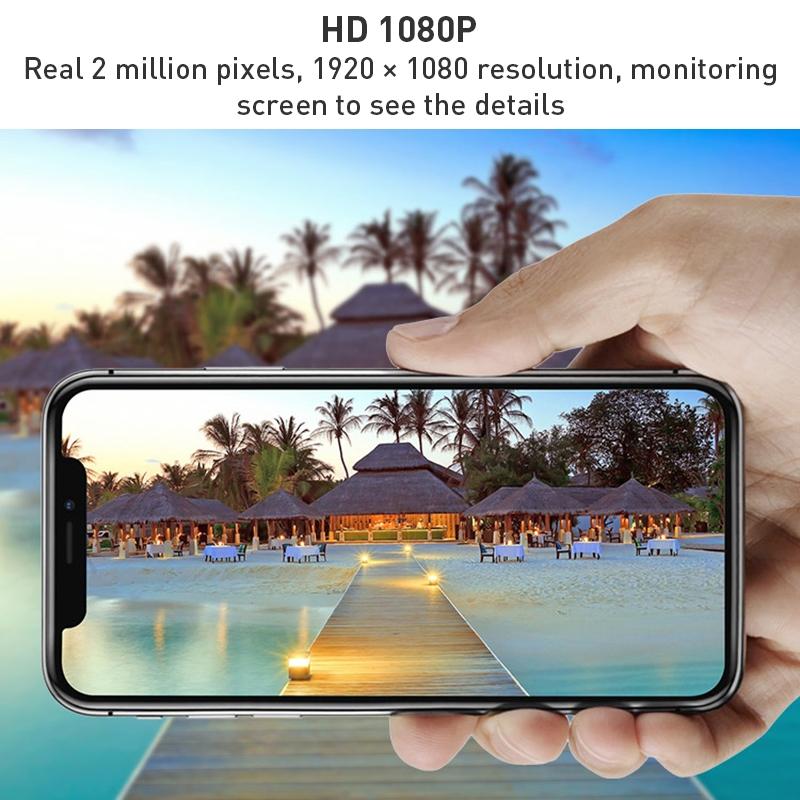 Smart Wifi Camera With Night Vision And Two-Way Audio - Black-1964932172985012226
