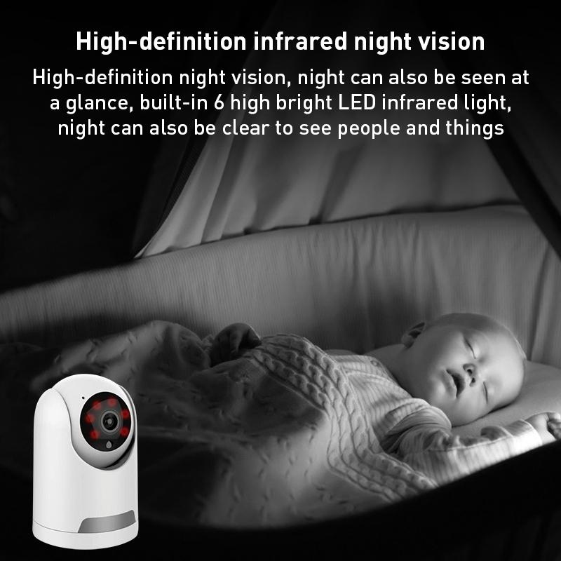 Smart Wifi Pan-Tilt Camera With 1080P Resolution Tf Card Support Two-Way Audio Motion Detection And Night Vision-1964932158288171011