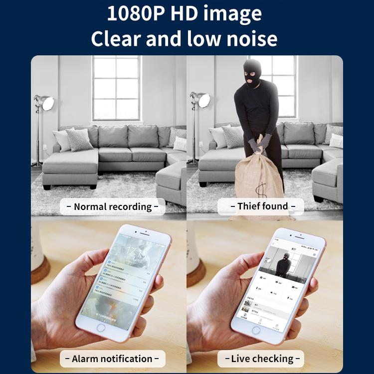 Full Hd 1080P Wifi Two-Way Talk Camera - Indoor Pan & Tilt White-1964932160276271107