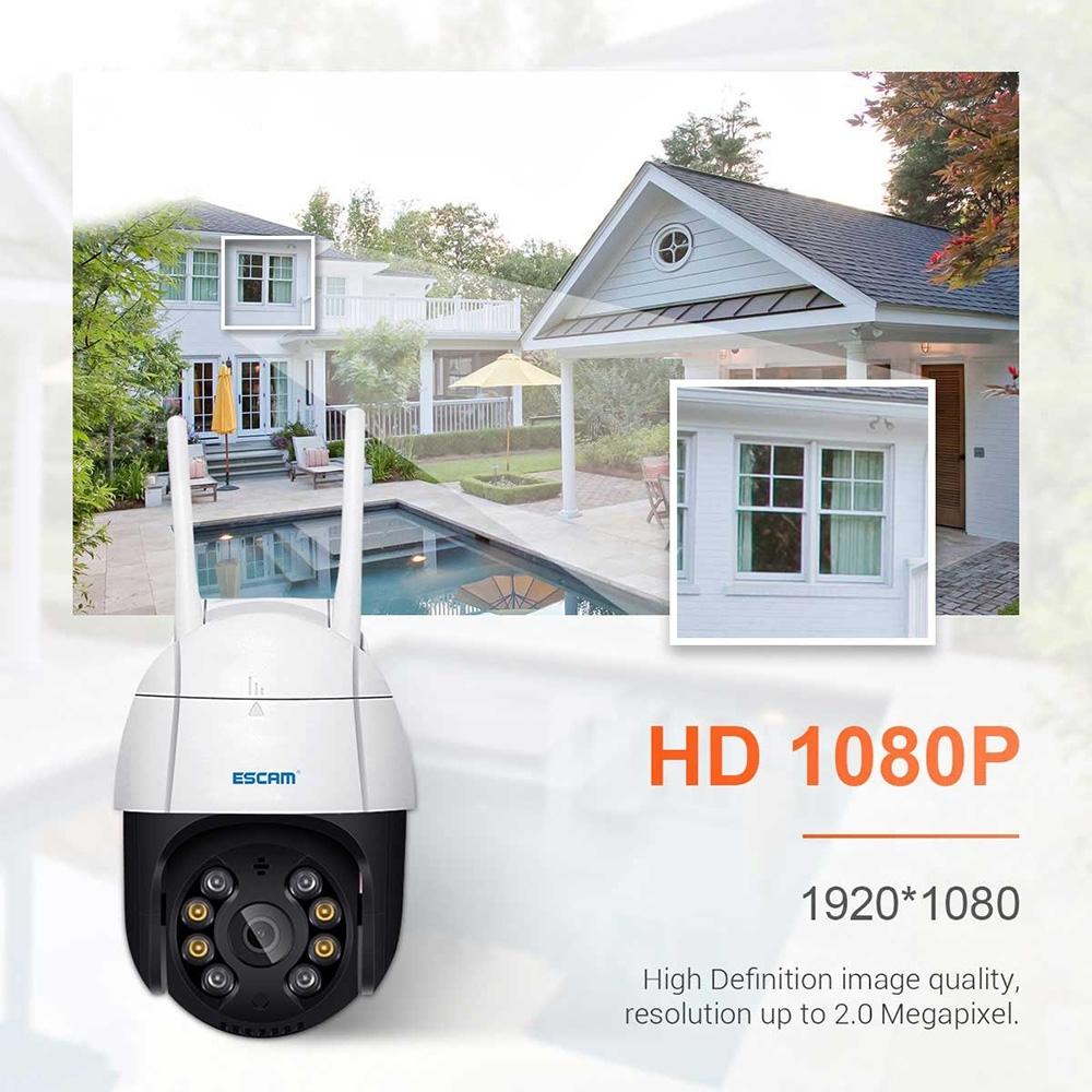1080P Wifi Ip Camera With Pan / Tilt Humanoid Detection Night Vision Waterproof Tf Card Two-Way Audio-1964932157944238081