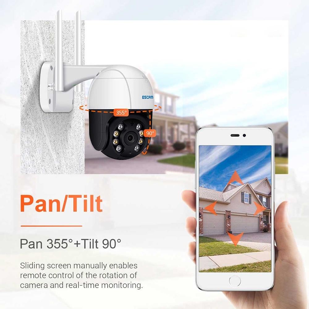 1080P Wifi Ip Camera With Pan / Tilt Humanoid Detection Night Vision Waterproof Tf Card Two-Way Audio-1964932157944238082