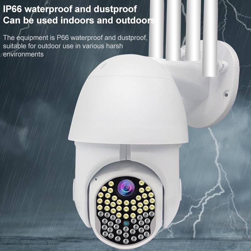 1080P Hd Wifi Ip Camera With Night Vision Motion Detection Two-Way Intercom & Tf Card Support-1915196612221734916