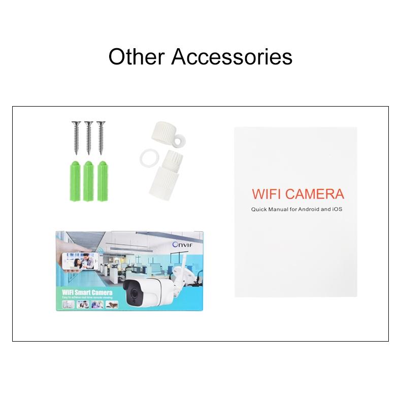 Wireless Ip Camera With 1080P Hd Motion Detection Night Vision And Tf Card Support-1964932156362985479