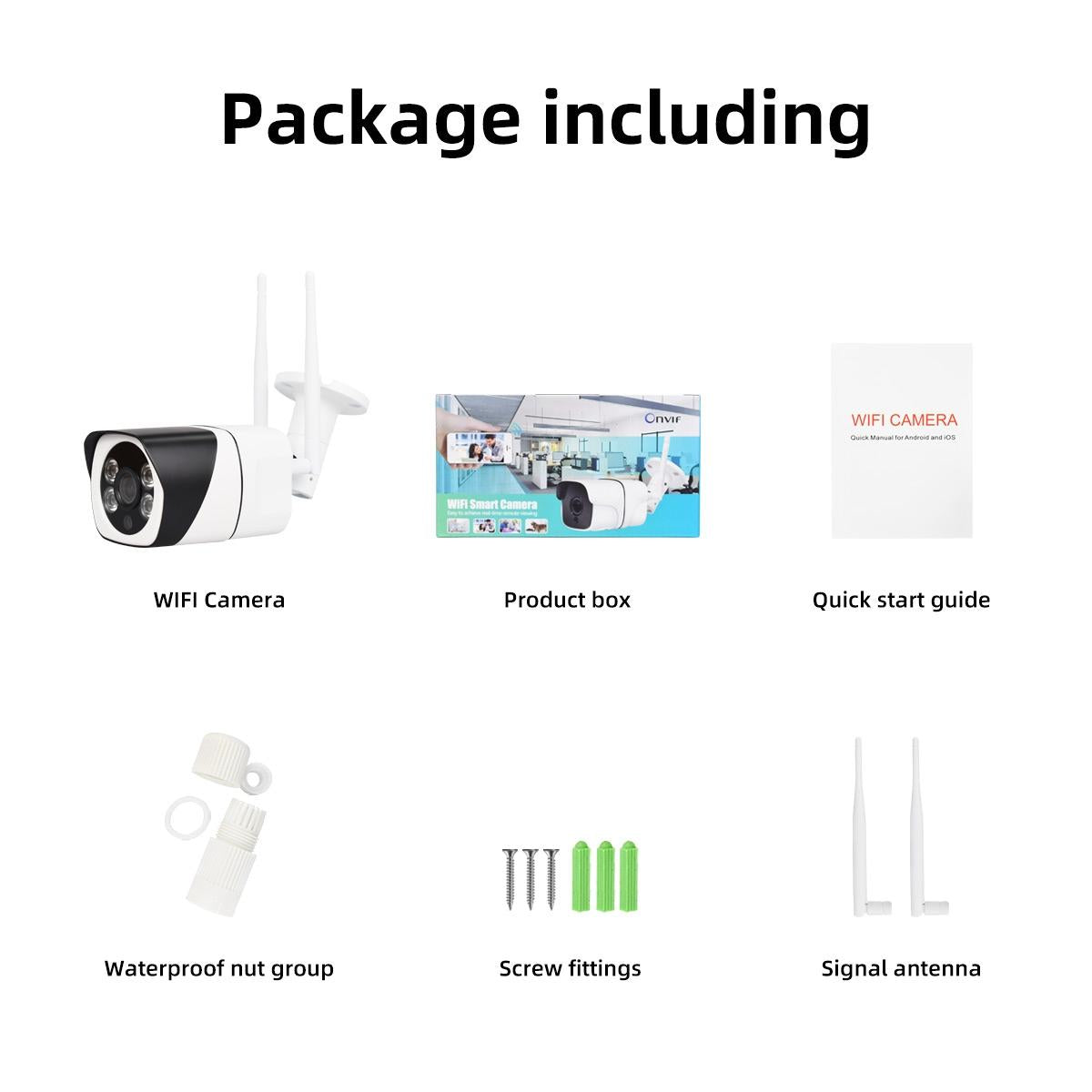 Wireless Ip Camera With 1080P Hd Motion Detection Night Vision And Tf Card Support-1964932156904050690
