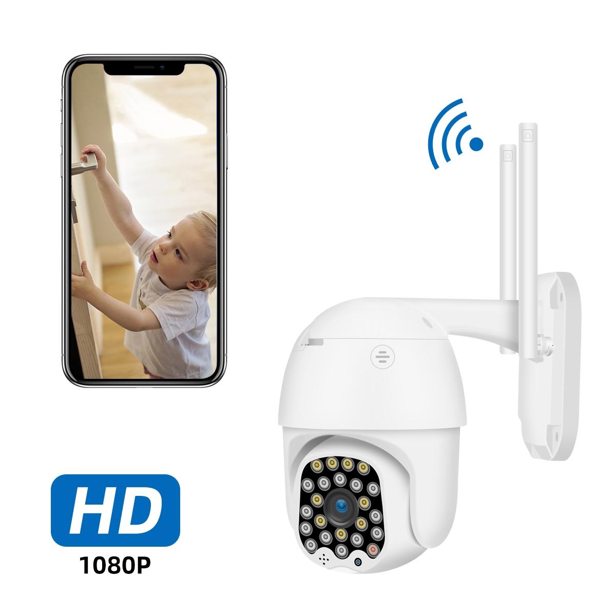 1080P Wifi Ip Camera With Night Vision Motion Detection Two-Way Audio & Tf Card Support-1915196613563912193