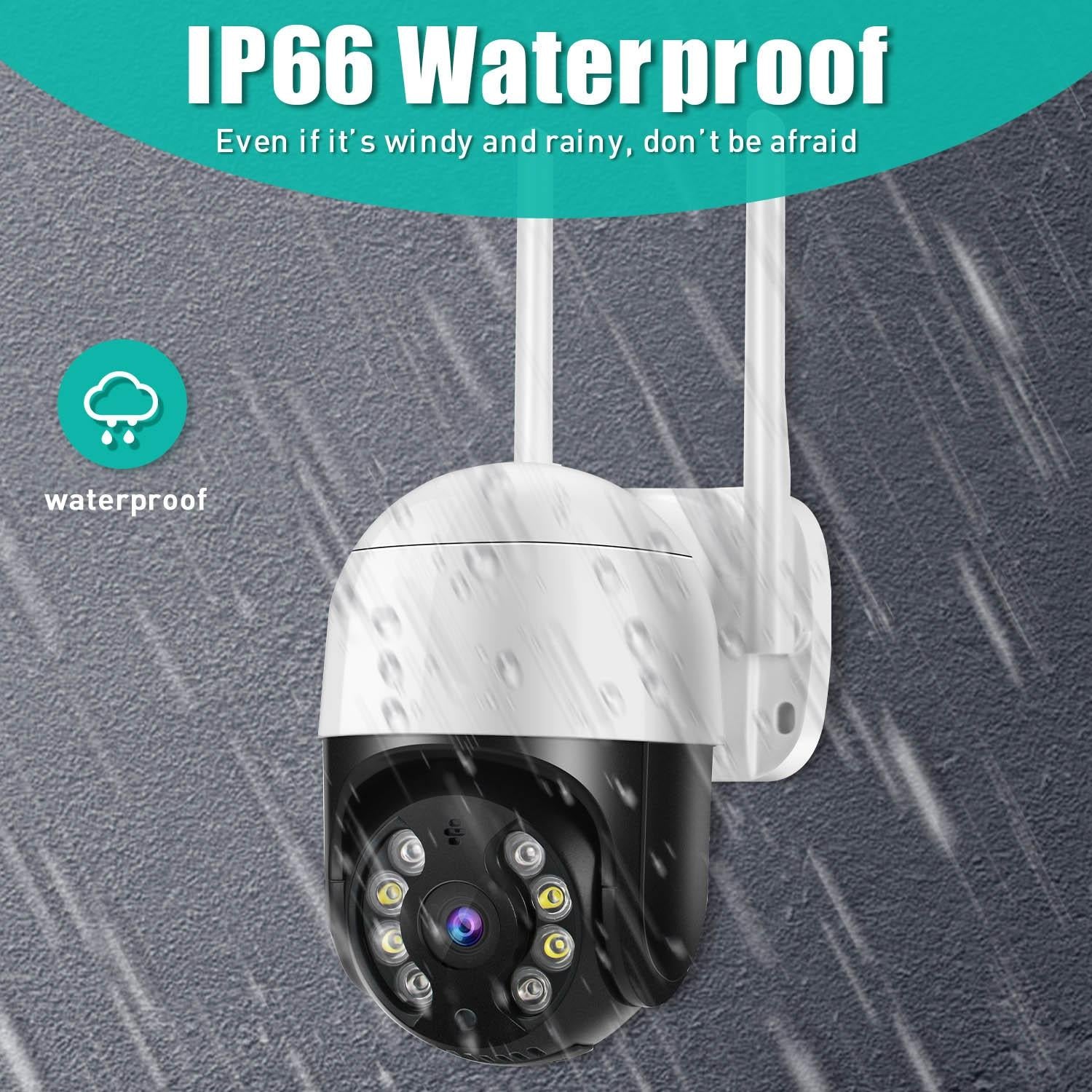 3.0Mp Wifi Ip Camera With Night Vision Motion Detection Two-Way Audio & Tf Card Support-1915196616042745861