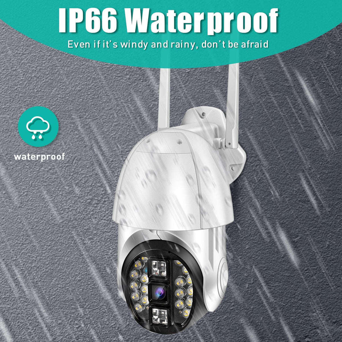 360 Degree Rotating Wifi Camera With Full Colour Two-Way Voice Motion Detection And 64Gb Tf Card-1915196617145847816