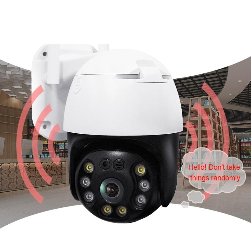 Waterproof 360 Degree Ptz Wifi Camera With 1080P Resolution 3.0Mp Lens Two-Way Voice Motion Detection And 128Gb Tf Card-1915196618534162440