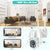 Waterproof Ptz Wifi Camera With Night Vision & Two-Way Voice Intercom & Motion Detection-1915196610644676611