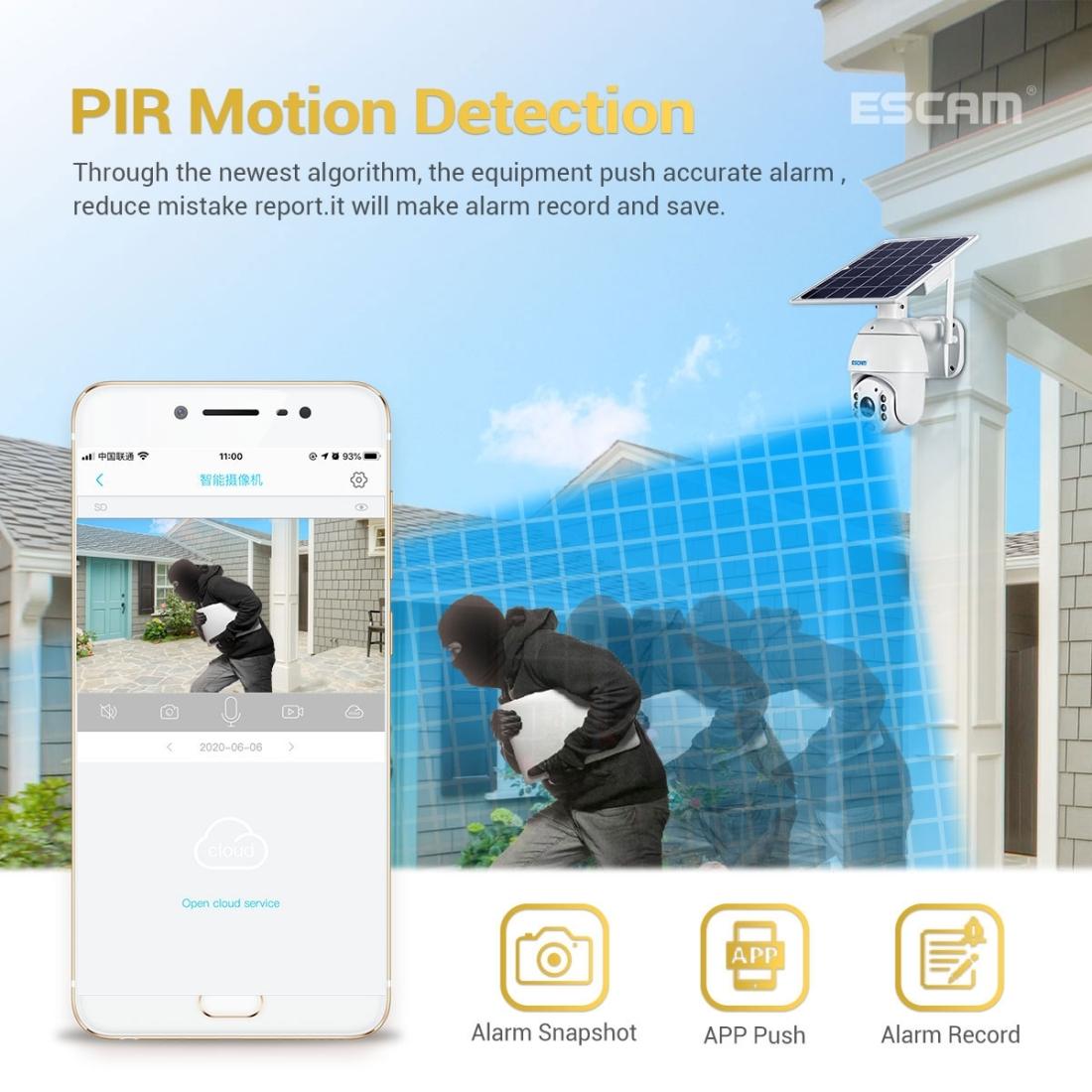 Waterproof Solar Wifi Camera With Night Vision And Two-Way Audio-1964932159034757124