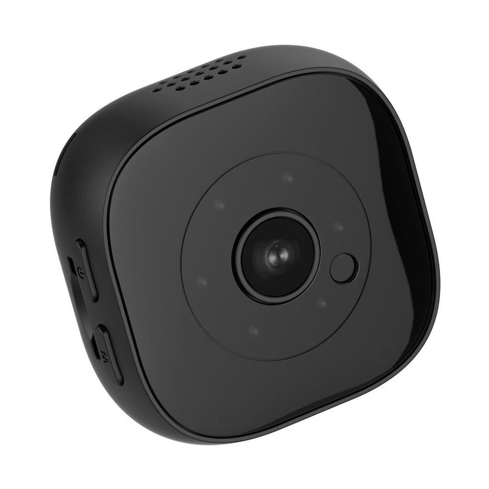 720P Mini Wearable Wifi Camera - 120 Degree Wide Angle - Black-1915196673475350528
