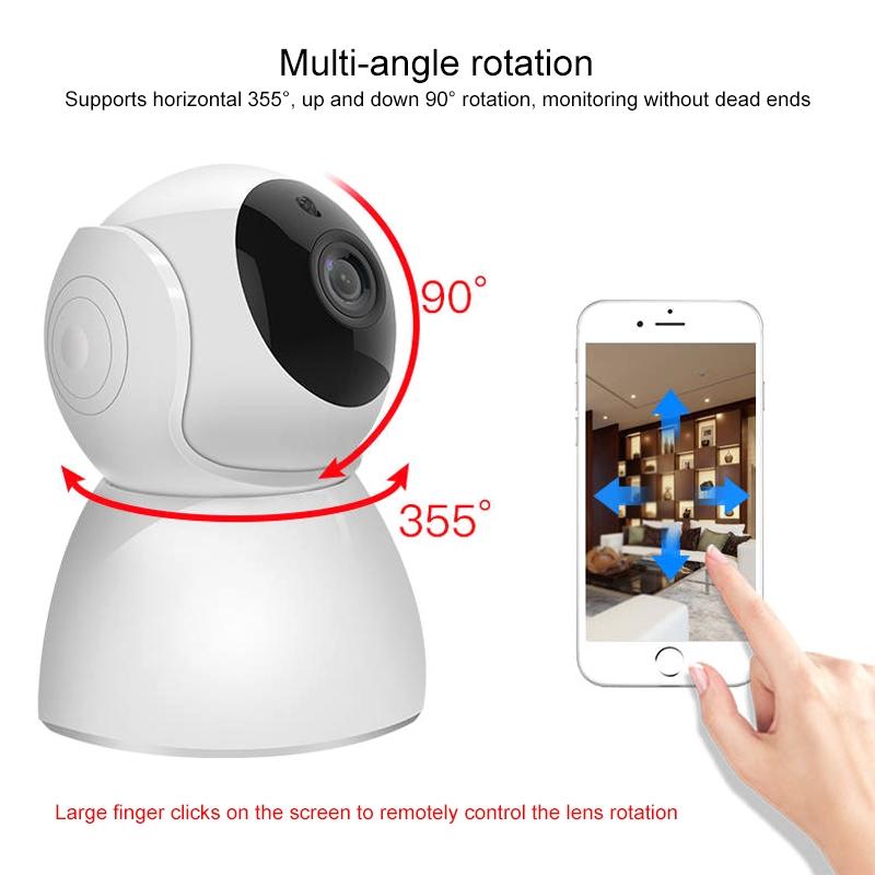 Smart Wifi Camera With Night Vision - 1080P Remote Control-1915197008717680647
