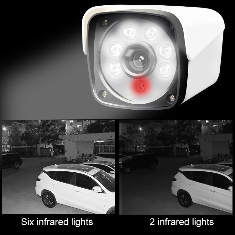 1500Tvl Cctv Dvr Surveillance System With 6 Led Array Bullet Camera - 3.6Mm Lens Ip66 Weatherproof Night Vision Support - White-1915196637450473473