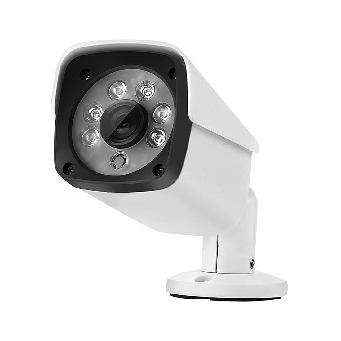 1500Tvl Cctv Dvr Surveillance System With 6 Led Array Bullet Camera - 3.6Mm Lens Ip66 Weatherproof Night Vision Support - White-1915196637450473472