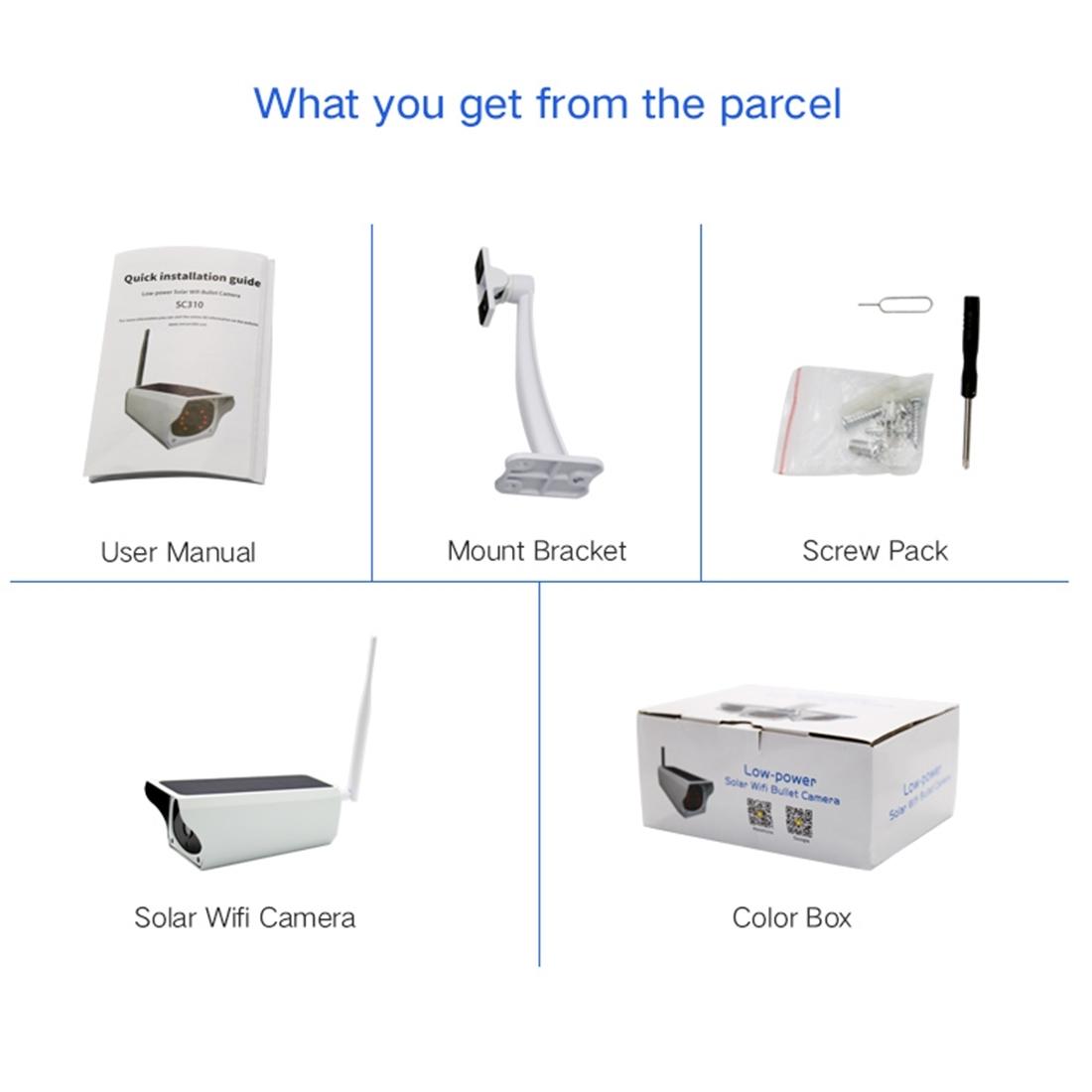 1080P Hd Solar Wifi Camera With Motion Detection & Night Vision - Maple Leaf Pattern-1915197004141694979