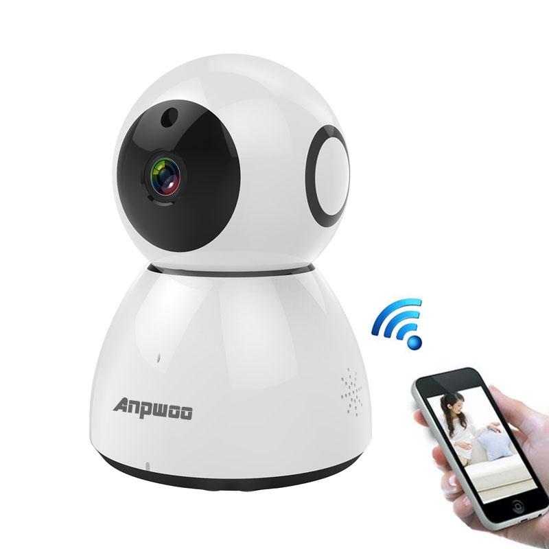 Wireless Hd Ip Camera With Motion Detection &amp; Night Vision - 64Gb Tf Card Support White-1915196636322205697
