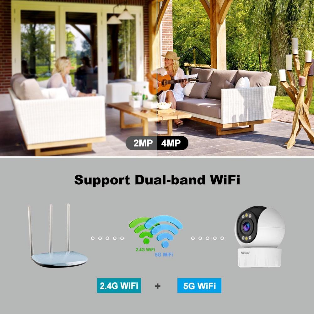 Wireless Home Security Camera System - 4.0Mp Fhd Low Power Consumption-1964932157428338692