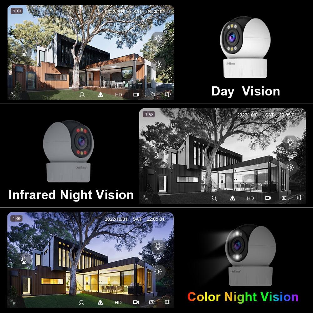 Wireless Home Security Camera System - 4.0Mp Fhd Low Power Consumption-1964932157428338693