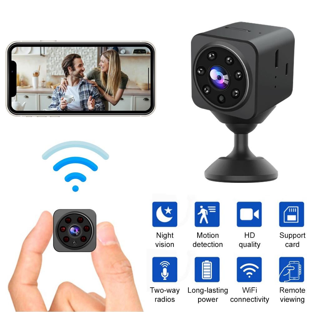 Wireless 1080P Smart Camera With Two-Way Voice Intercom - Black-1964932175077969922