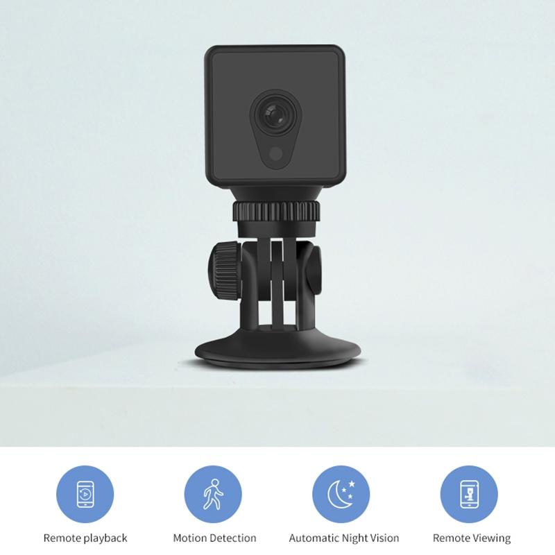 1080P Wifi Action Camera With Wide-Angle Recording - Black-1915196512548294663