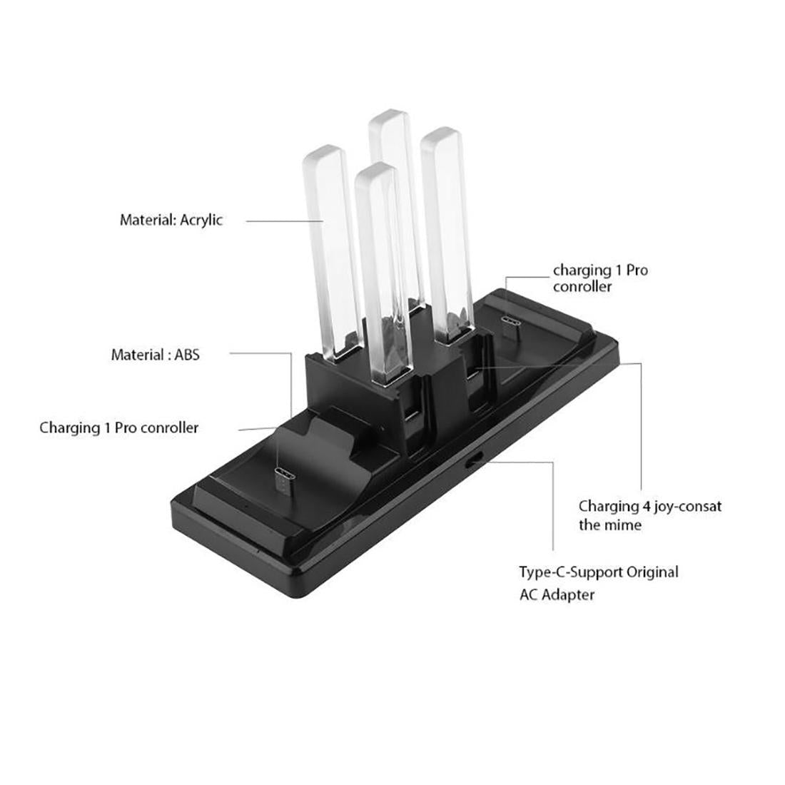 6-In-1 Usb Charger For Nintendo Switch Dock-1915196504327458822