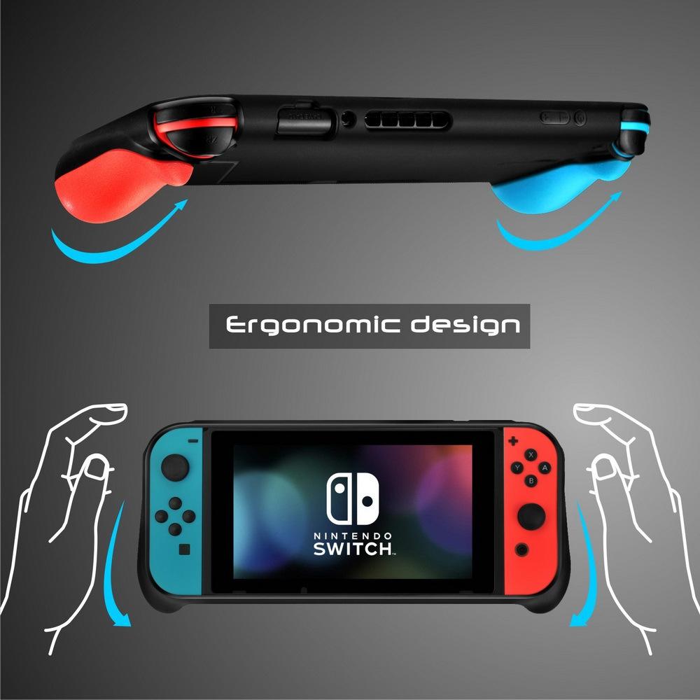 Nintendo Switch Tpu Grip With Game Card Slot - Anti Shock-1915197936795521026
