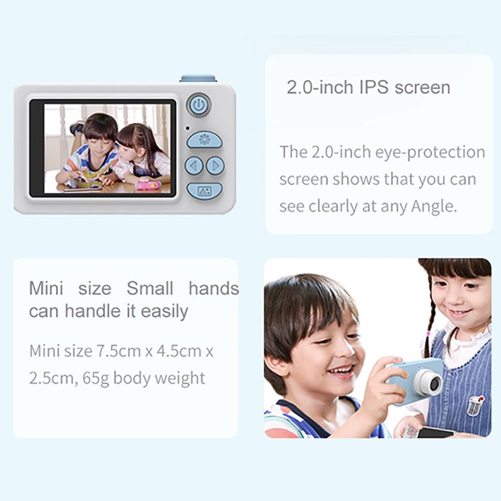 Mini Digital Sport Camera With 8.0Mp Lens 2.0 Screen Elk-Shaped Case & 32Gb Memory For Kids-1915196516360917000