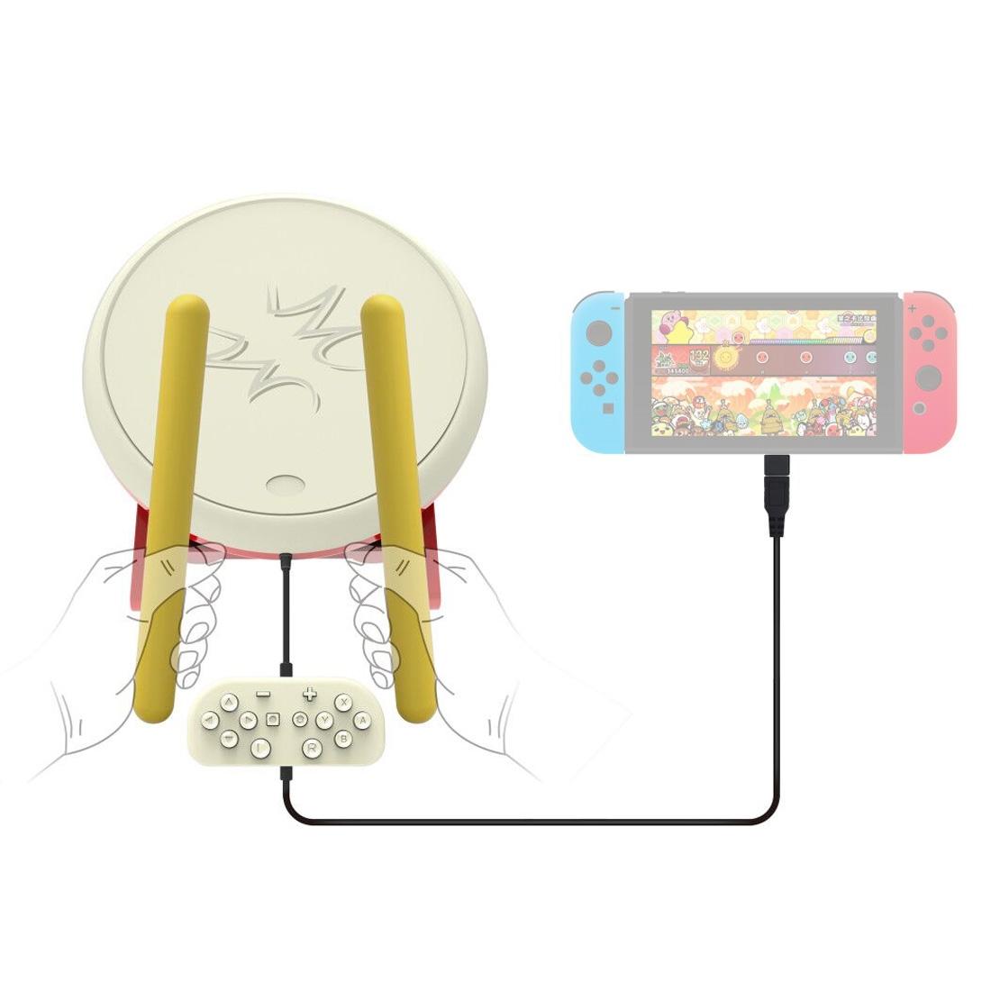Drum Sticks Controller Kit For Nintendo Switch - Compact And Versatile-1915198423246704640