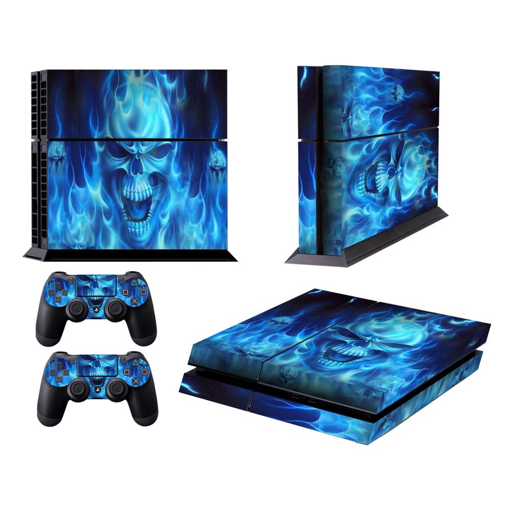 Stylish Protective Film For Sony Ps4 - Dokuro Pattern-1915198064784707586