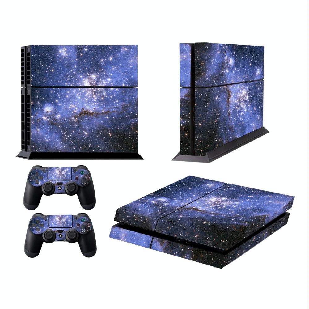 Starry Sky Design Protective Sticker For Sony Ps4 - Fashion Colour-1915197591382003713