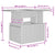 7 Piece Garden Sofa Set with Cushions Grey Poly Rattan