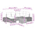 7 Piece Garden Sofa Set with Cushions Black Poly Rattan Acacia