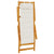 Folding Beach Chairs 2 Pack Light Grey Solid Wood Acacia & Textilene