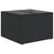 Garden Sofa Set 9 Piece Black Rattan, Powder-Coated Steel