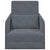 Floor Sofa Bed 2-in-1 Dark Grey 65x80x83 cm Velvet