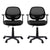 Artiss 2x Mesh Office Chair Computer Gaming Desk Chairs Work Study Mid Back Black