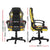 Artiss Gaming Office Chair Computer Executive Racing Chairs High Back Yellow