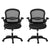 Artiss 2x Mesh Office Chair Computer Gaming Desk Chairs Work Study Mid Back