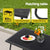 Gardeon 4PCS Outdoor Sofa Set Table and Chairs Cushion textilene Patio Furniture