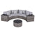 Gardeon 4 Seater Outdoor Sofa Set 7PCS Table Chair Set Garden Rattan Patio Furniture