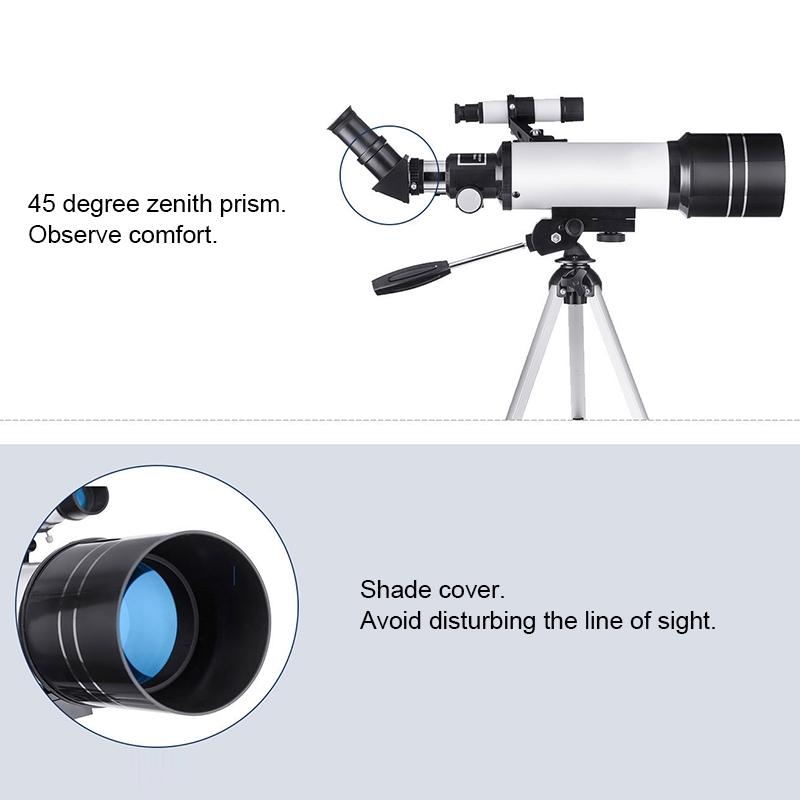 High Definition High Times Astronomical Telescope With Tripod - Blue 16X / 66X70-1915196567132966918