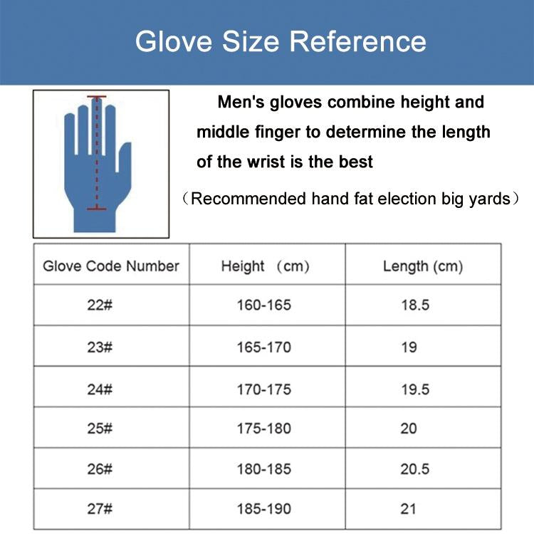 Sheepskin Anti-Slip Golf Gloves - Right Hand Size 25#-1915198421208272900