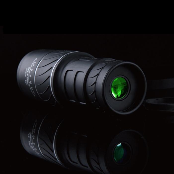 High Definition Night Vision Monocular Telescope - 40X60 12X Pocket Focusing - Black-1943465052401176577