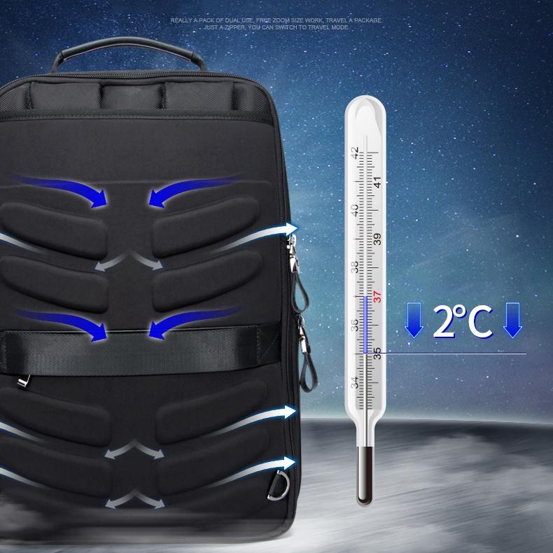 Large Capacity Business Laptop Backpack With Usb Port - Breathable & Stylish Black 30X15X44Cm-1915196706379665413