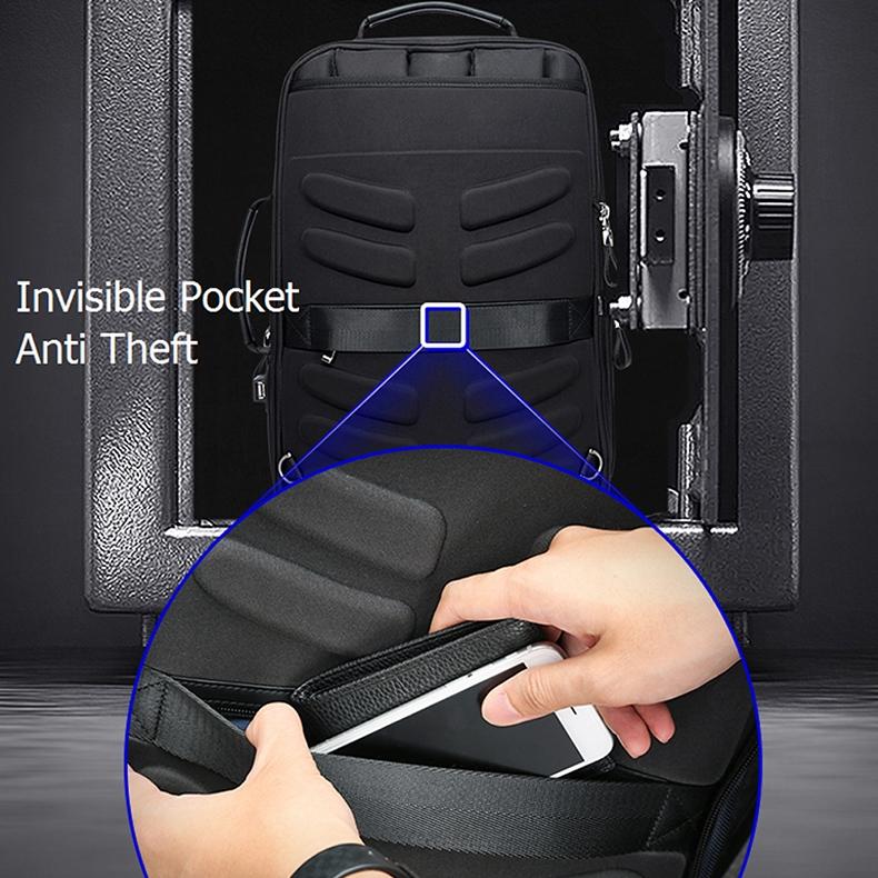 Large Capacity Business Laptop Backpack With Usb Port - Breathable & Stylish Black 30X15X44Cm-1915196706379665414