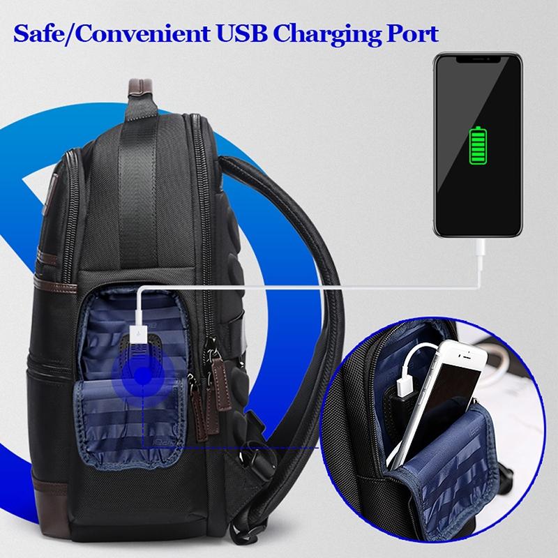 Large Capacity Anti-Theft Usb Shoulder Bag - Waterproof & Business Ready-1915196756291883011